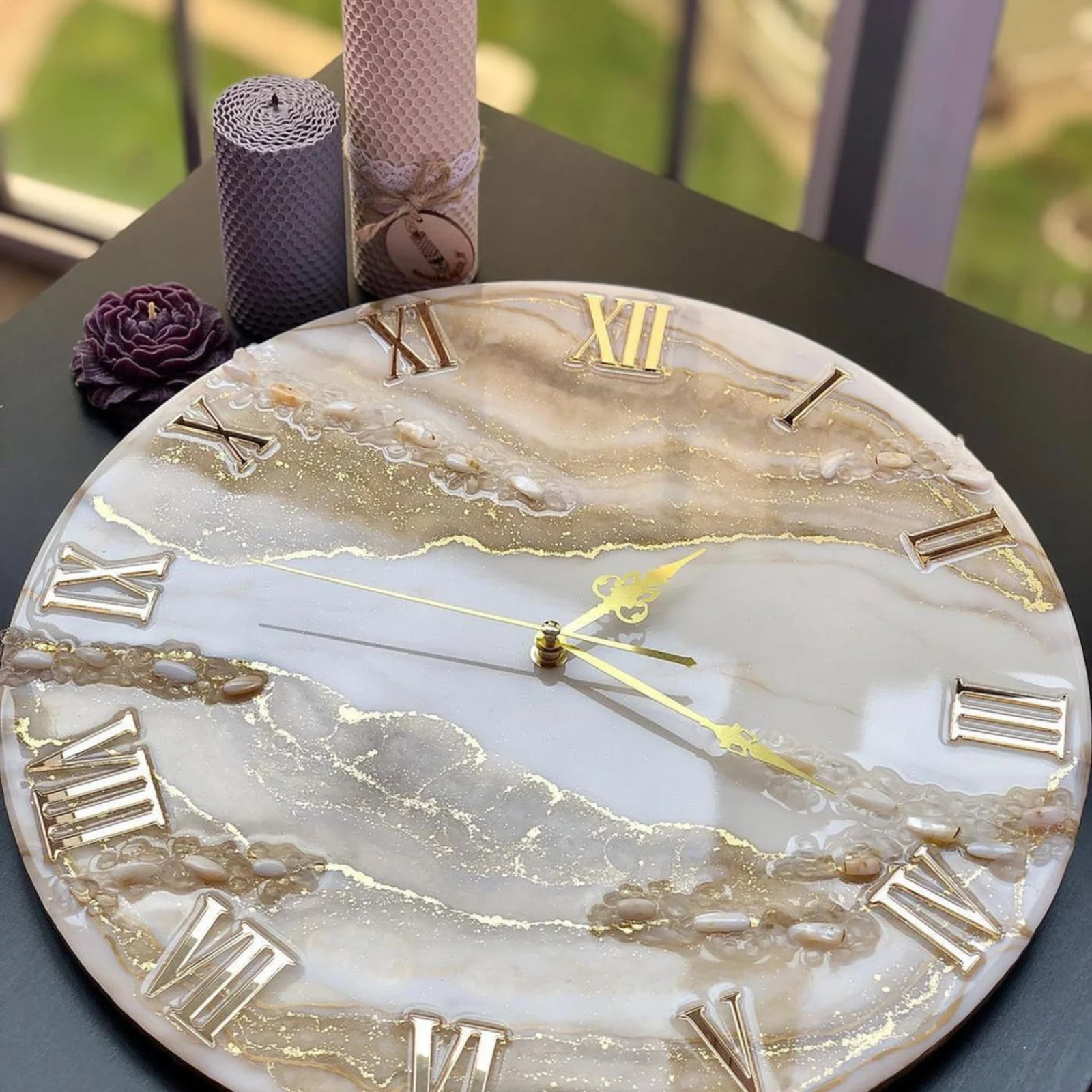 Epoxy Resin Wall Clock