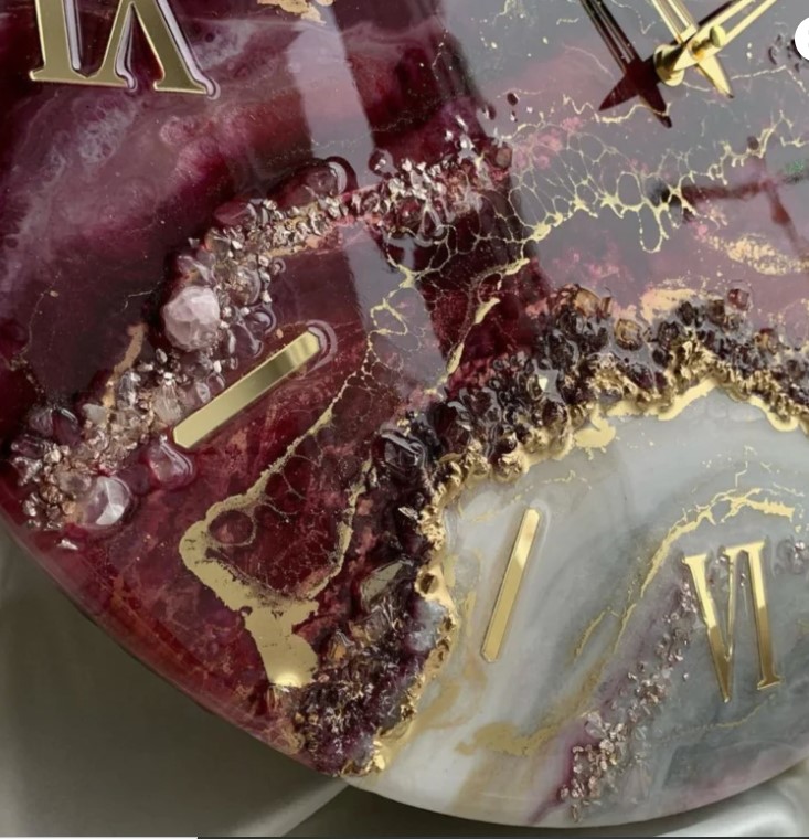 Epoxy Resin Wall Clock