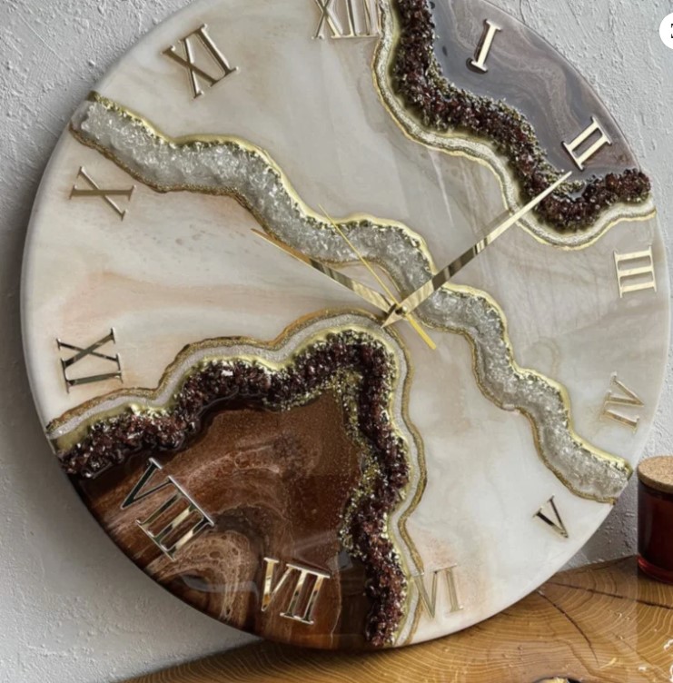 Epoxy Resin Wall Clock