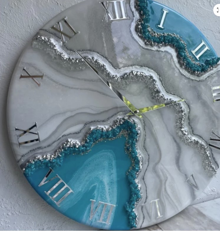 Epoxy Resin Wall Clock