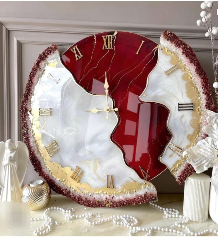 Epoxy Resin Wall Clock