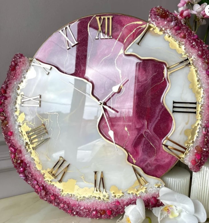 Epoxy Resin Wall Clock