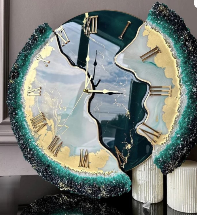 Epoxy Resin Wall Clock