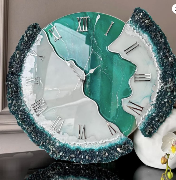 Epoxy Resin Wall Clock