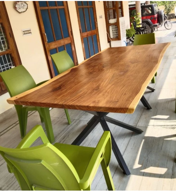 Live Edge Wooden Table